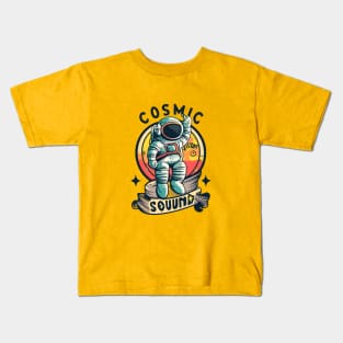 Cosmic Sound Astronaut Kids T-Shirt